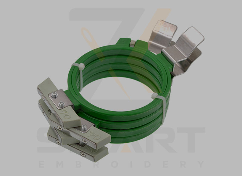 Tajima Tubular Green Frame Hoop Embroidery Machine Spare Parts