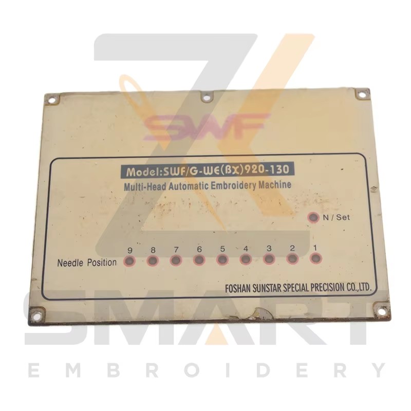 9 Color Neeld Position Card SWF Embroidery Machine Parts ESWF-NPC09-U