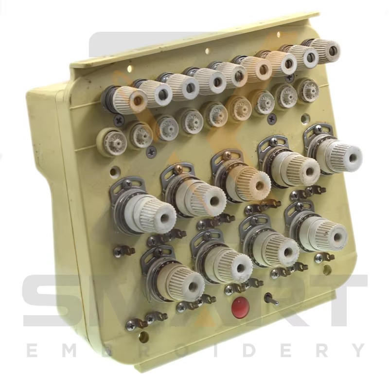 Used 9 Colors SWF Tension Base Unit ASSY With Cards Inside Embroidery Machine Parts T01SWF901-U