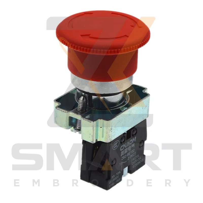 Emergency Stop Switch ZB2-BE102 Embroidery Machine Parts EDH06-ZB2-BE102