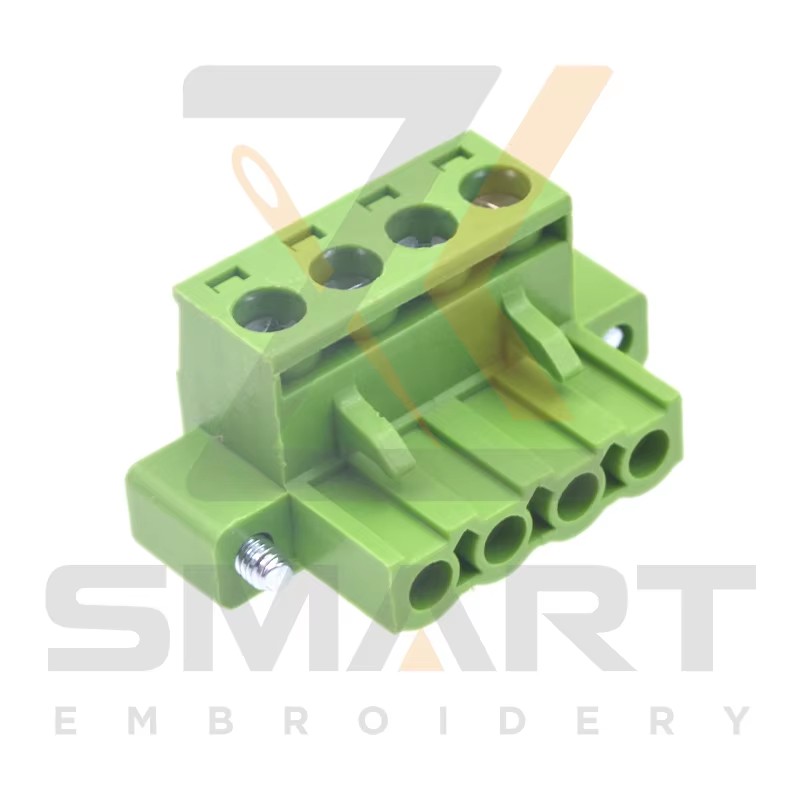 L type 4 Pins Connector For Embroidery Machine Drivers Parts E12-CZ-L4-F E12-CZ-L4-M