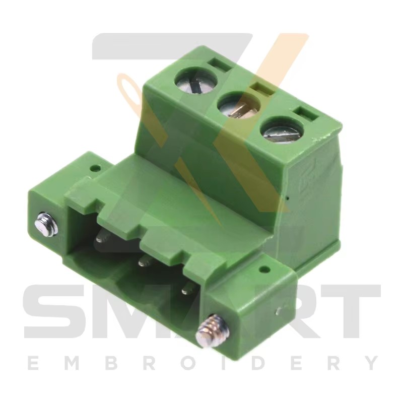 L Type 3 Holes Male Connector For DAHAO Drivers Embroidery Machine Parts E12-CZ-L3-M